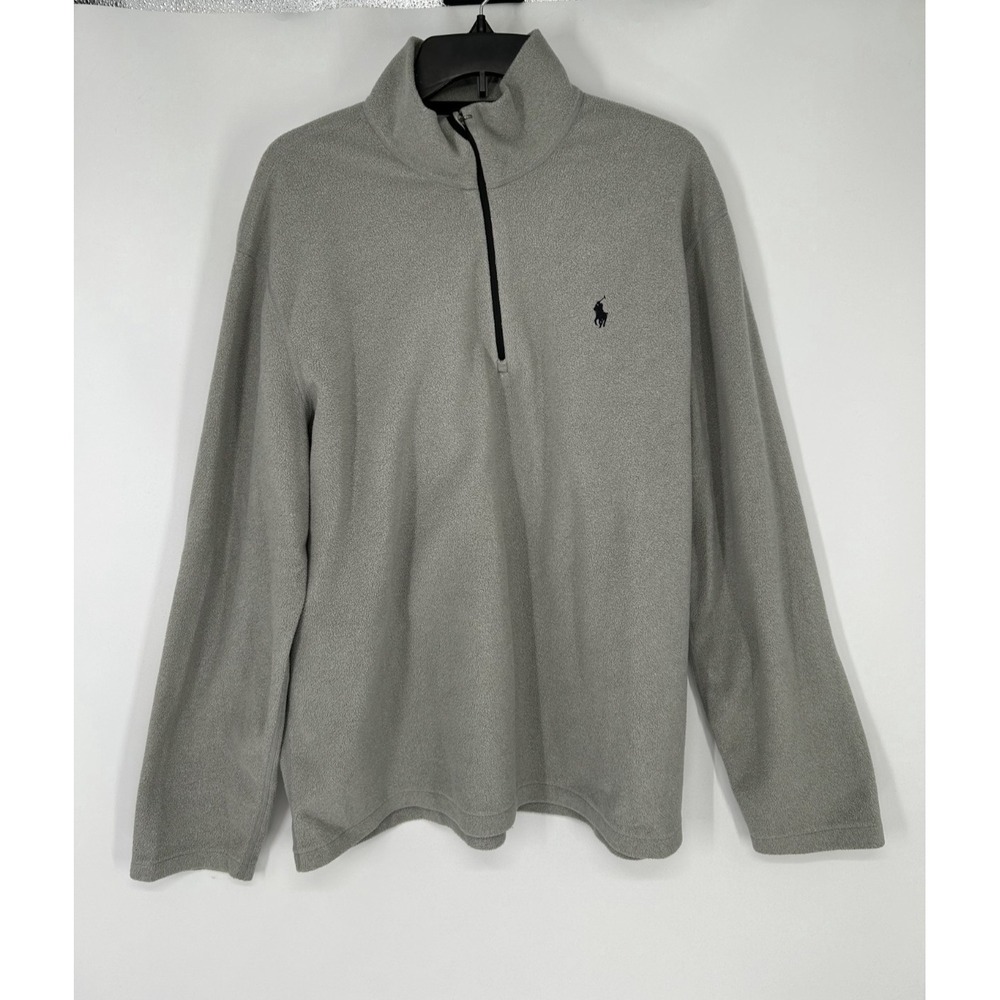 Polo Ralph Lauren Performance Fleece Sweater‎ Mens XL Quarter 1/4 Zip Pullover